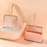 Metal Filter Cat Litter Shovel Set Pet Toilet Cleaning Scoop Poop Clean Tool Large Wooden Handle Pets Supplies - Image 10