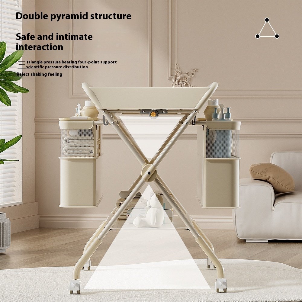 913701f8-6647-4a19-b00f-d8906455191d_trans.jpeg Baby Care Foldable Multifunctional Diaper-changing Table - Image 1